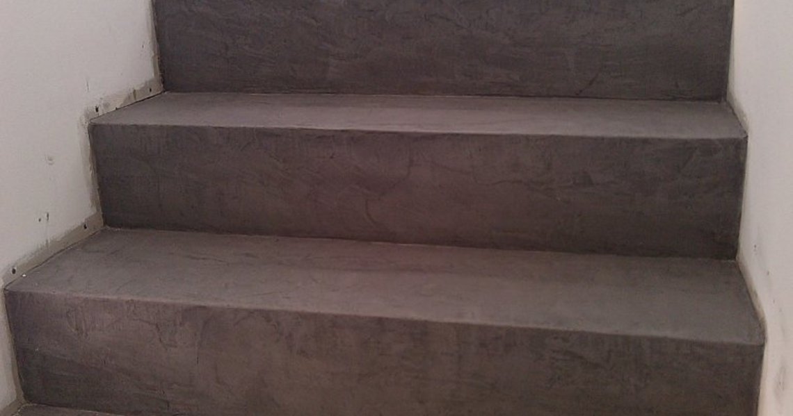 Escaliers Béton Ciré