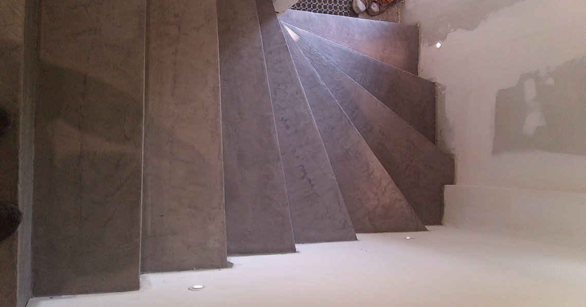 Escaliers Béton Ciré
